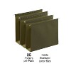 MyOfficeInnovations Hanging File Folders BX Bottom 3" Expansion Letter Gn 25/BX 418376 - 2 of 4