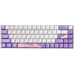 Electro Burst 139 Keys Dream Purple PBT Keycap for MX Switch - 1 of 4