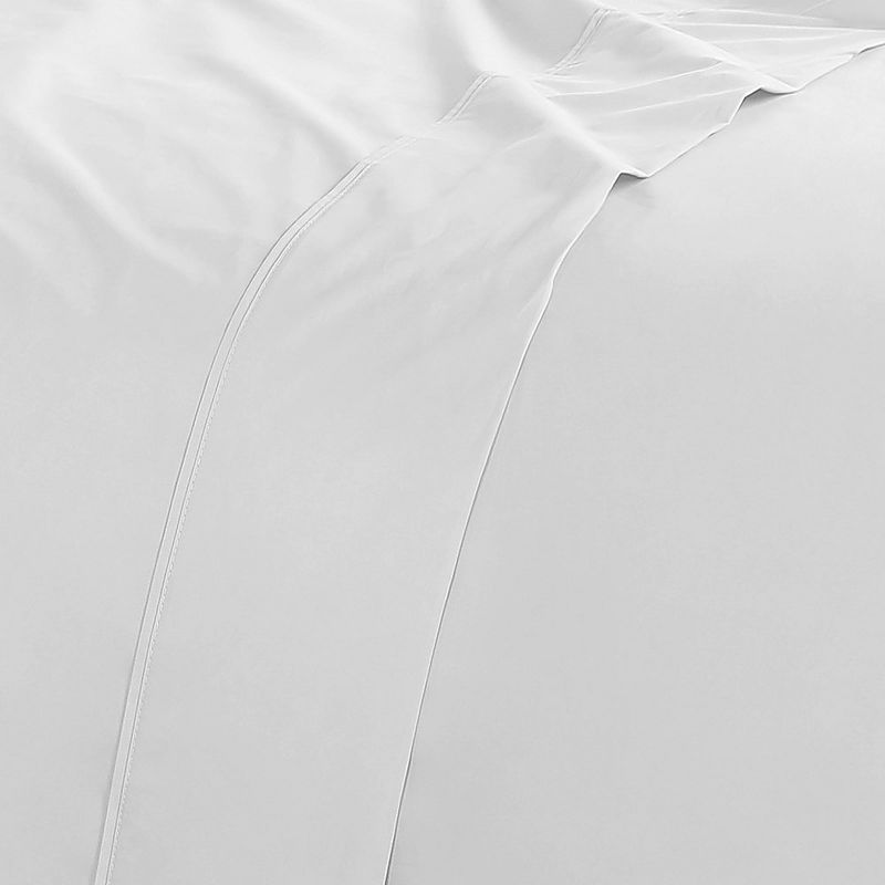 Southshore Fine Living 100% Long Staple Cotton 300 Thread-Count Percale Extra-Deep Pocket Sheet Set, 5 of 6