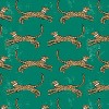 Cheetah Print Square Throw Pillow Green by Kendra Dandy - Cloth & Company - image 2 of 3