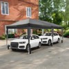 SKONYON 10' x 20' Outdoor Pop up Canopy Gazebo with Carrying Bag White - 2 of 4