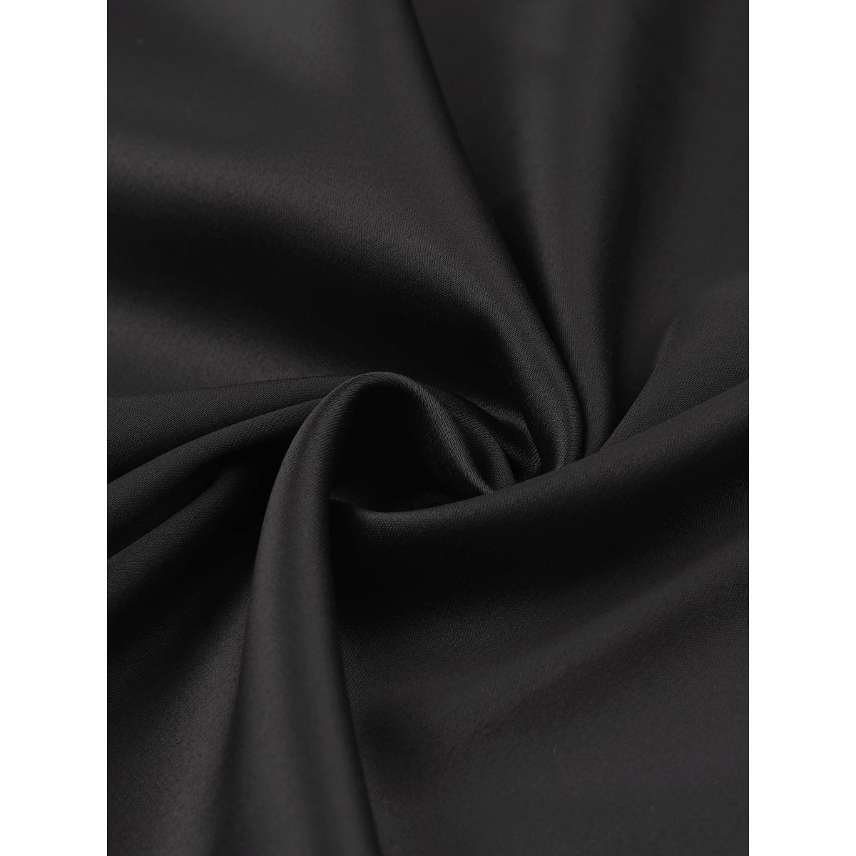 Женские платья INSPIRE CHIC Women's Satin Sleeveless One Shoulder Belted Split Ruffle Evening Cocktail Dress Black Small — фото 4