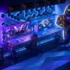 Aheaplus Gaming Desk with Hutch and LED Lights, Computer Table with Storage Shelves - 4 of 4