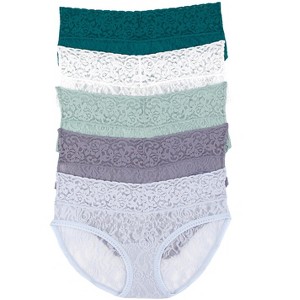Felina Signature Stretchy Lace Low Rise Hipster 5-Pack | Panty - 1 of 1