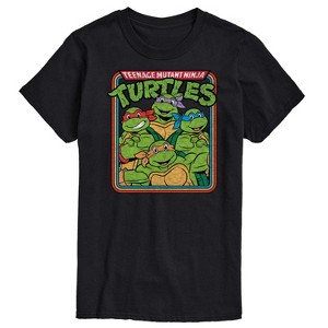 Men's - Teenage Mutant Ninja Turtles - TMNT Retro Group Short Sleeve Graphic T-Shirt - 1 of 4