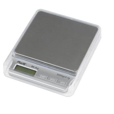 American Weigh Stainless Steel Digital Pocket Scale with LCD Display