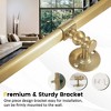 MAYEERTY 31.50x23.62x1.57in Wrought Iron Rounded Rectangle Gold Metal Hanging Mirror - 4 of 4