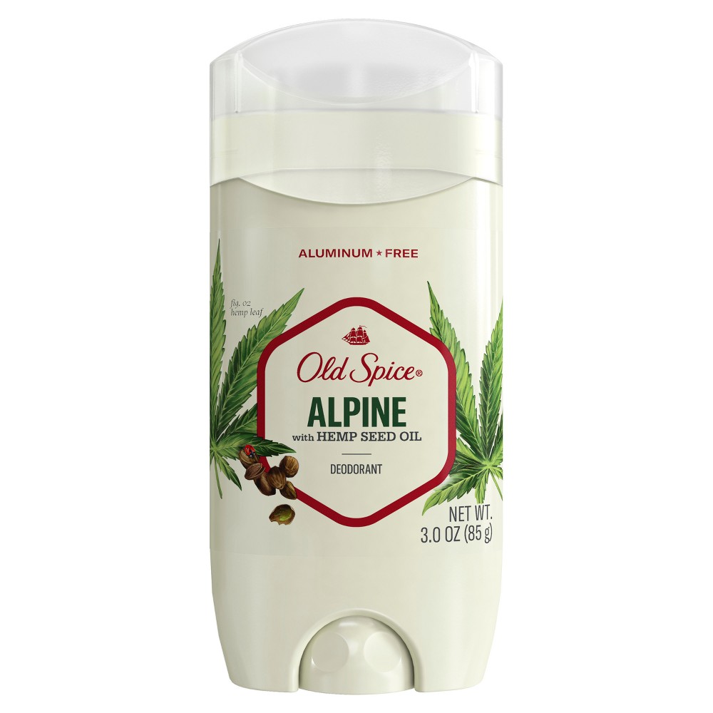 Photos - Deodorant Old Spice Aluminum Free  - Alpine with Hemp Seed Oil - Inspired b 