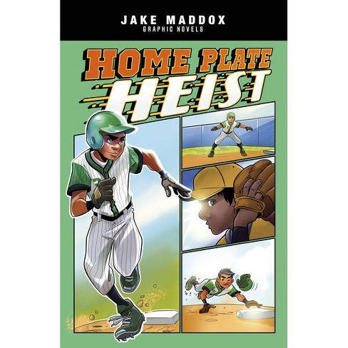 Home Plate Heist - (Jake Maddox Graphic Novels) by  Jake Maddox (Hardcover) - image 1 of 1