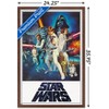 Trends International Star Wars: A New Hope - One Sheet (No Billing Block) Framed Wall Poster Prints - 3 of 4