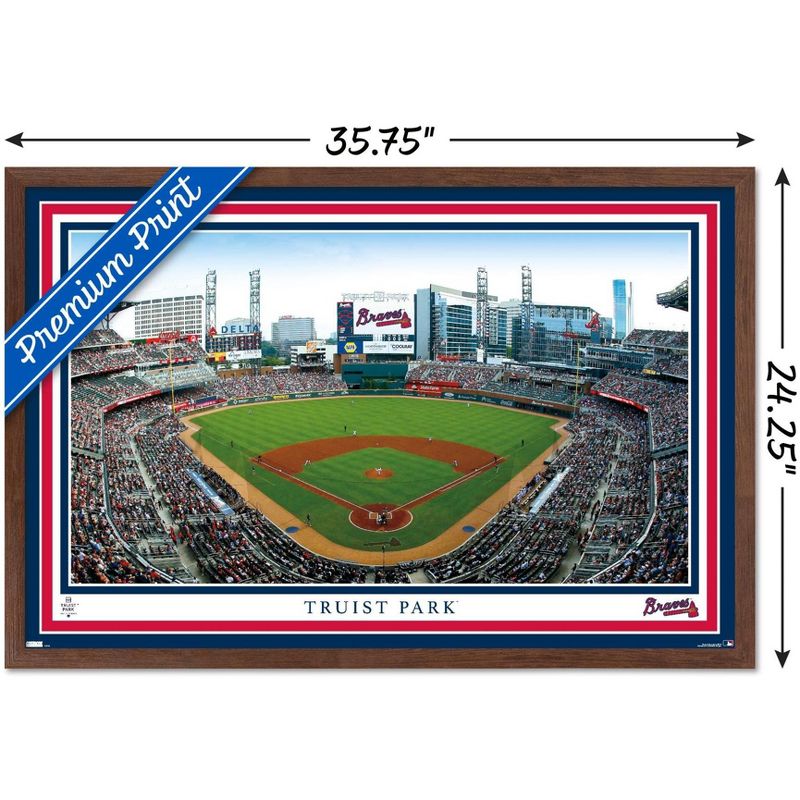 Trends International MLB Atlanta Braves - Truist Park 22 Framed Wall Poster Prints, 3 of 7