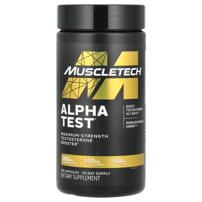 MuscleTech AlphaTest®, 120 Capsules