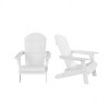 WestinTrends Tuscany HIPS Outdoor Patio Folding Adirondack Chair (Set of 2) - 4 of 4