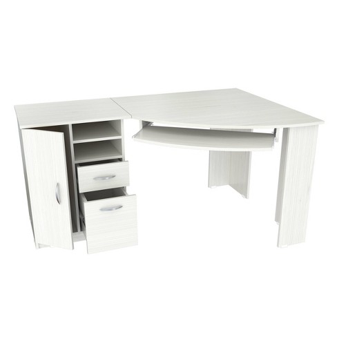 Target white corner store desk