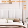 Aheaplus Headboards with LED Light, Height Adjustable Bed Frame with Headboard - 3 of 4
