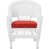 HomeStock Zen Zone Chair Set of 2, Durable Resin Wicker, Weather-Resistant with Cushions - 2 of 4