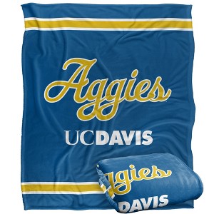 University Of California, Davis Aggies Silky Touch Blanket White 50x60 - 1 of 4