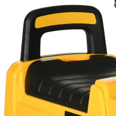 Yellow CAT Licensed Kids Manual Pedal Ride-On Excavator