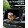 APRILSOUL 36 Inch Collapsible Travel Dog Crate for Medium Large Dogs, Portable Dog Crate 4-Door Foldable Soft Kennel - 4 of 4