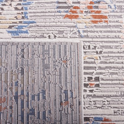 Gray Hand-Knotted Wool and Synthetic 8' x 10' Rug
