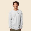 Dalix UFO Embroidered Cotton Classic Fit Long Sleeve Crewneck Tee Shirt Mens - 2 of 4