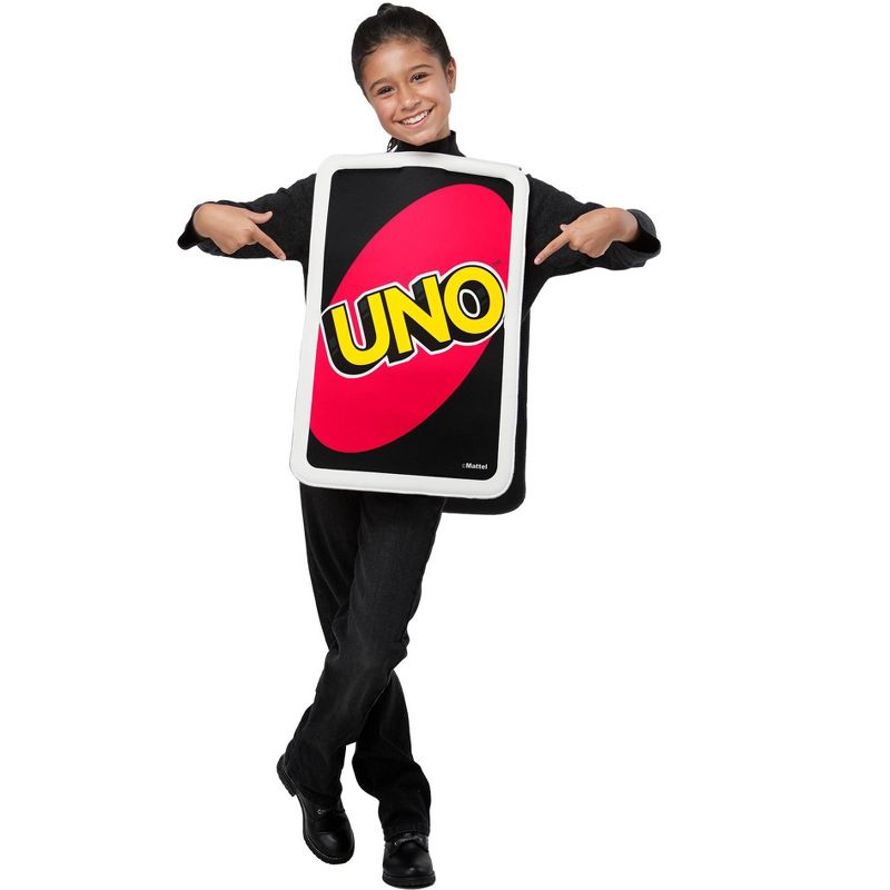 Rubies Mattel Games: Uno Child Costume, 2 of 6