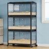 COZONY Metal Hamster Cage with Acrylic Sides, Chew-Proof Dual Doors, Stackable Small Animal Habitat with Wheels for Hamsters, Guinea Pigs & Gerbils - 3 of 4