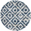 Unique Loom    Hygge Shag Diamond Area Rug - 2 of 4