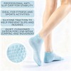 Anna-Kaci 3-Piece Women's Low-Cut Grip Socks Set with Breathable Knit Texture and Soft Stretch Non-Slip Design - 2 of 4