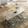 Dining Table for 6-8 People, 70.87'' Rectangular Wood Dining Table, Rustic Kitchen Table for Dining Room, Home Office, Living Room - 4 of 4