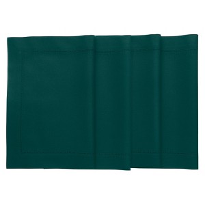 Solino Home Cotton and Linen Hemstitch Placemats - 1 of 4