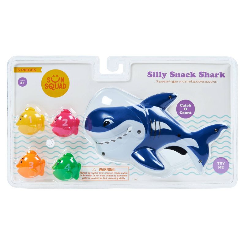 Silly Snack Shark Pool Toy 5 Piece - Sun Squad&#8482;, 4 of 5