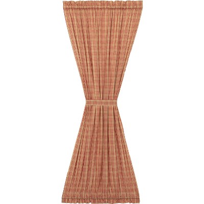 Sawyer Mill Red Plaid Door Panel 72x40  VHC Brands
