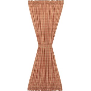 Sawyer Mill Red Plaid Door Panel 72x40  VHC Brands - 1 of 4