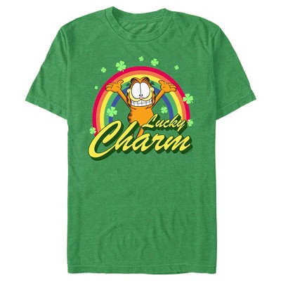 Men's Garfield St. Patrick's Day Lucky Charm T-Shirt
