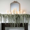 Sullivans Artificial 6'9" Snowy Weeping Pine Garland, Green - 3 of 4