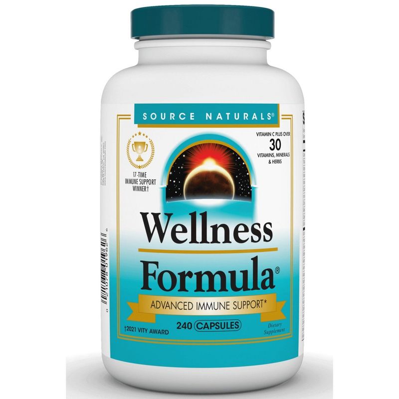 Source Naturals, Inc. Wellness Formula (CA Formula)  -  240 Capsule, 1 of 4