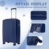 KTMBDW Luggage Sets 3 Piece Hardside Suitcase with Double Spinner Wheels Tsa Lock (20in/24in/28in) - 4 of 4
