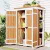 YOOCOZZ  5.5ft Wood Storage Shed with Waterproof Roof - 2 of 4