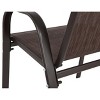 PAGED Outdoor Dining Chairs Steel Patio Chairs with Armrest High Backrest Breathable Fabric for Backyard, Patio, Pool, Lawn - 2 of 4
