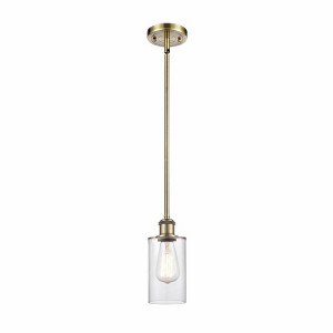 Clymer - 1 Light Mini Pendant In Art Deco Style-10 Inches Tall and 3.88 Inches Wide - 1 of 1