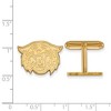 Black Bow Jewelry 14k Yellow Gold Villanova Wildcats NCAA Cuff Links - 2 of 3