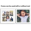 Americanflat 14x14 Collage Picture Frame with Polished Plexiglass - Fits Six 4x6 Photos or One 14x14 Photo - Signature Collection - White - 4 of 4