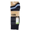 TORE Totally Recycled Men's Stripe Crew Socks 3pk - Navy 7-12 - 3 of 3
