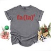 Simply Sage Market Women's Fa La 8 Short Sleeve Garment Dyed Tee - 2 of 2