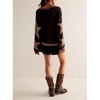 Clotth Women's Star Graphic Sweatshirt - Y2k Oversized Crewneck, Drop Shoulder, Long Sleeve Preppy Shirts, Pullover Tops - 2 of 4