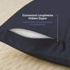 Kickoff 100% Bamboo Viscose Pillowcases Only, Hidden Zipper, Cooling Breathable, Bedding Pillow Covers for Hot Sleepers - 4 of 4