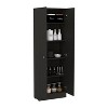 Storage Cabinet Pipestone, Double Door, Black Wengue Finish - 4 of 4