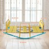 VisioGear Kindergarten Children Outdoor Rocking Horse, Outdoor Park Playground Equipment, Double or Triple Seesaw, Multicolor, 30"*18"*4" - 3 of 4