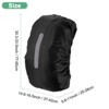 Unique Bargains Waterproof Backpack Rain Cover with a Vertical Reflective Strap for Hiking/Biking 1 Pc - 3 of 4